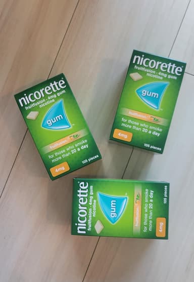 ニコレットガム4mg(フルーツフュージョン) 【1箱105個】 レビュー投稿画像 サムネイル