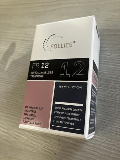 [FOLLICS]フォリックス FR12 ローション(ミノキシジル12％) 【1本60ml】 レビュー投稿画像 サムネイル