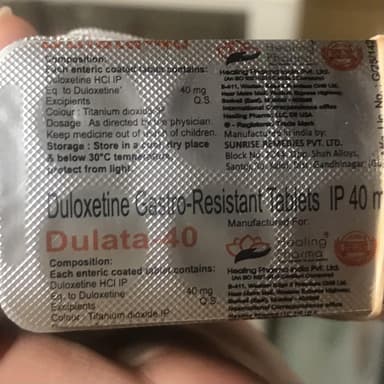 [サインバルタジェネリック]デュラタ40mg 【1箱200錠】 レビュー投稿画像 サムネイル