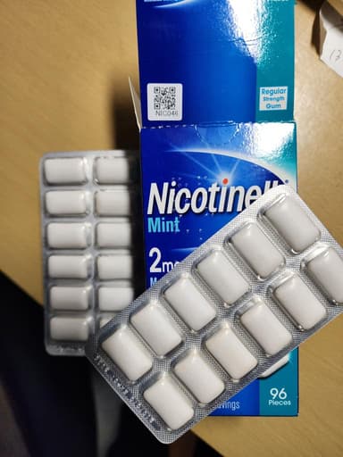 ニコチネル薬用チューイングガム2mg(ミント) 【1箱96個】 レビュー投稿画像 サムネイル