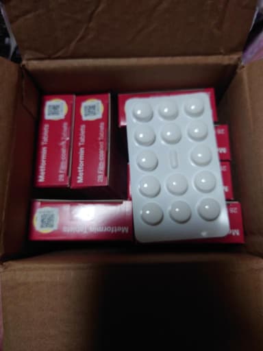 [メトグルコジェネリック]メトホルミン500mg 【1箱28錠】 レビュー投稿画像 サムネイル
