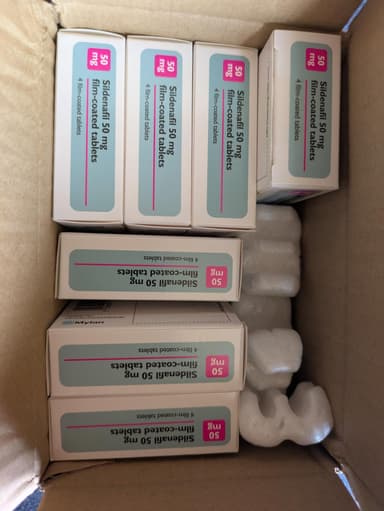 [バイアグラジェネリック]シルデナフィル50mg 【1箱4錠】 レビュー投稿画像 サムネイル