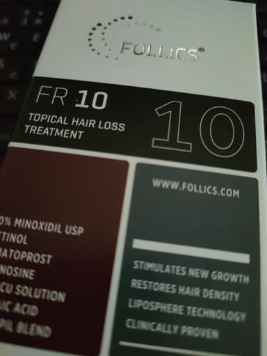 [FOLLICS]FR10 ローション(ミノキシジル10％) 【1本60ml】 レビュー投稿画像 サムネイル