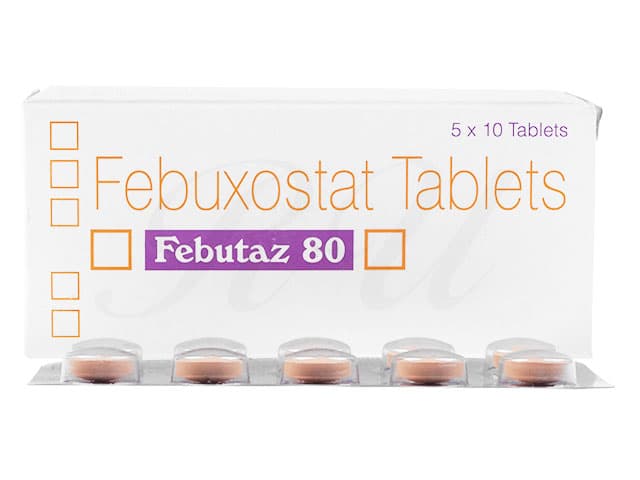 商品画像: [フェブリクジェネリック]フェブタズ（Febutaz）80mg 【1箱50錠】