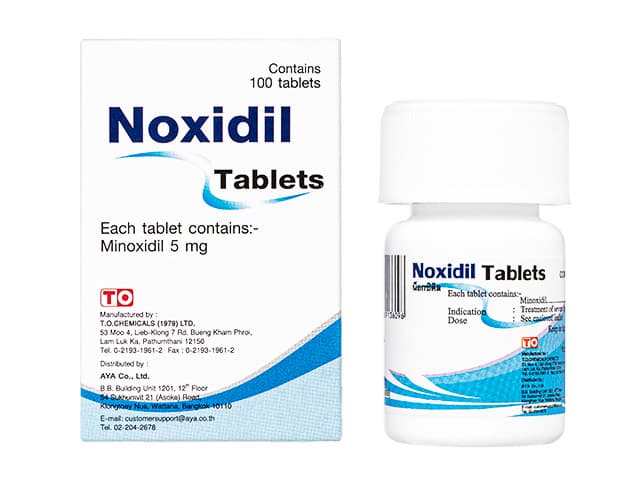 ミノキシジルタブレット Noxidil 5mg 100錠