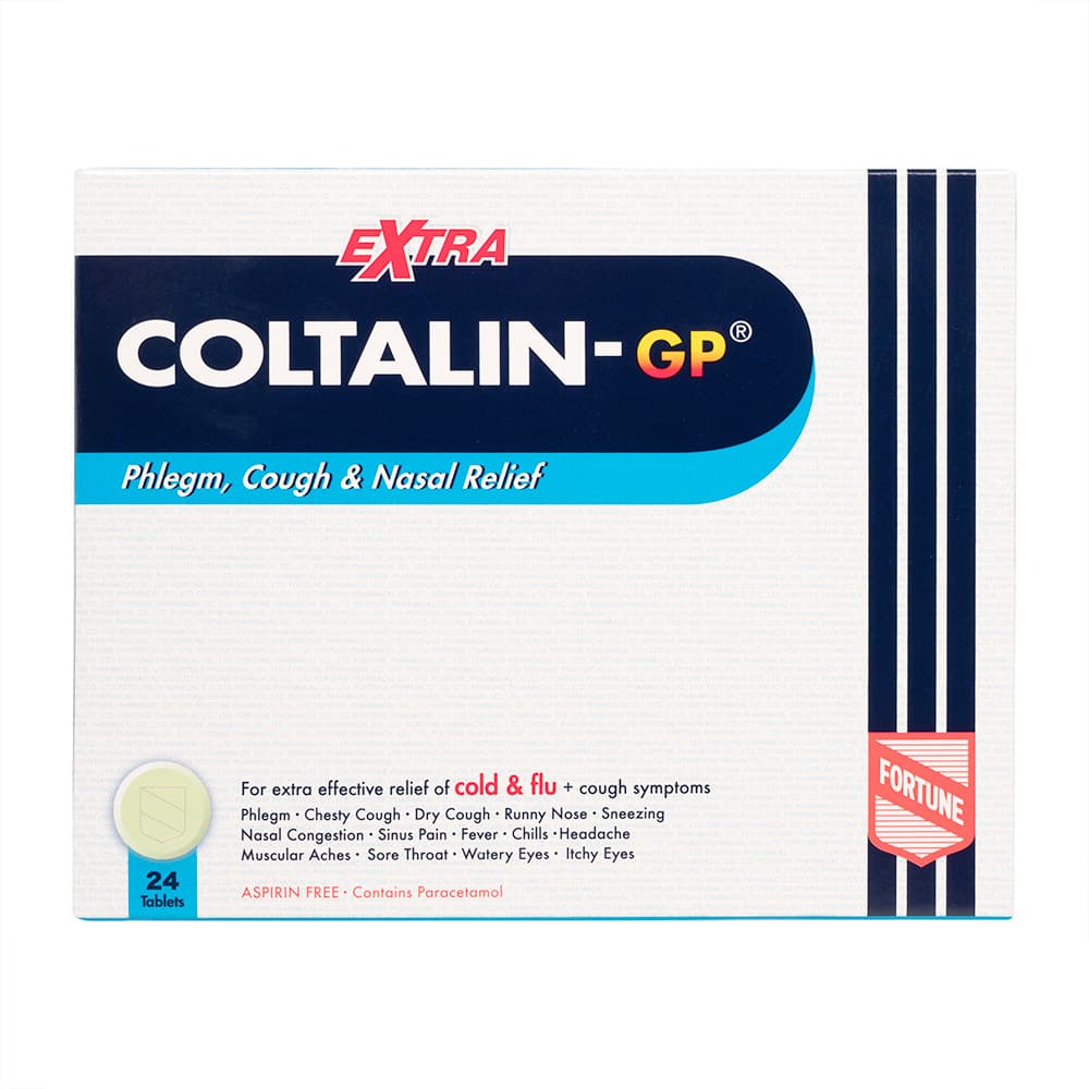 コルタリンGPエクストラ(総合感冒薬・成分強力+咳止め成分入り) 24錠