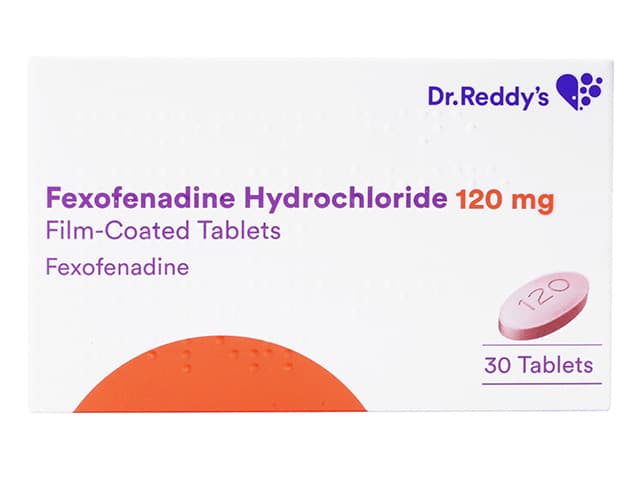 [アレグラジェネリック]フェキソフェナジン120mg 【1箱30錠】