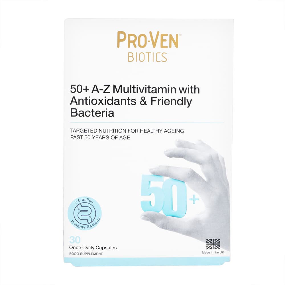 [PRO-VENPROBIOTICS]50+A-Zマルチビタミンwithアシドフィルス&ビフィズス 【1箱30カプセル】