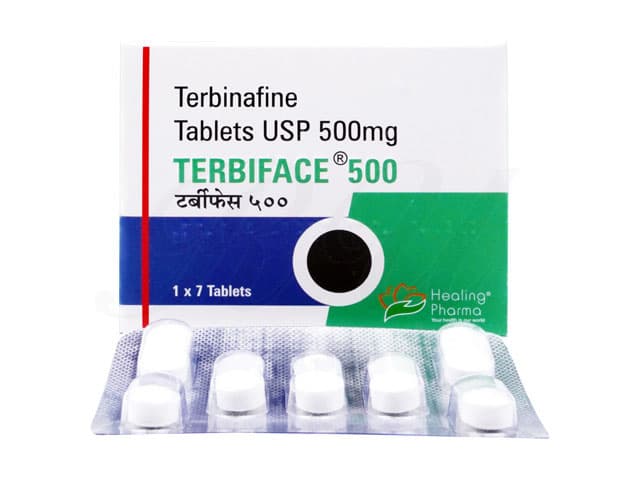 [ラミシールジェネリック]テルビフェイス500mg 【1箱7錠】