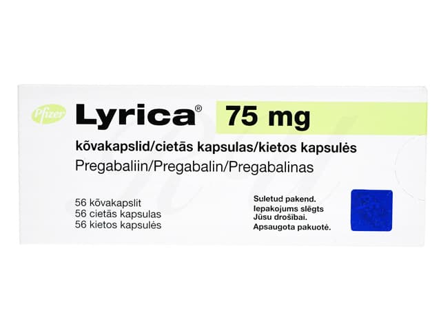 リリカ75mg 【1箱56カプセル】
