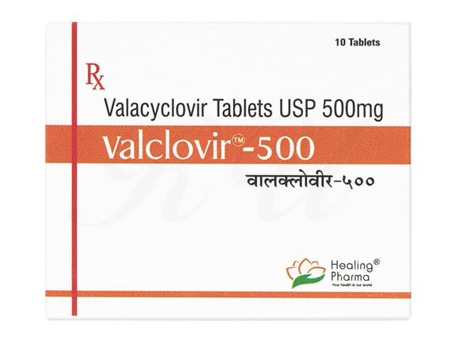 [バルトレックスジェネリック]バルクロビル500mg 【1箱10錠】