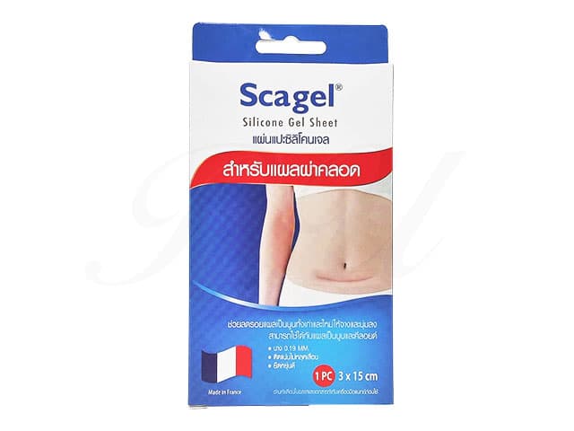 [Scagel]シリコンジェルシート(3x15cm) 【1箱1枚】
