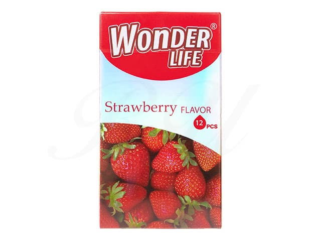[WONDER LIFE]ストロベリーフレーバーコンドーム 【1箱12個】