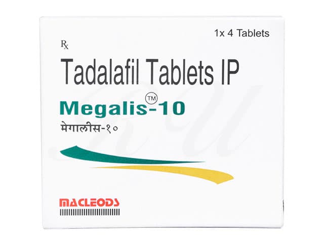 商品画像: [シアリスジェネリック]メガリス10mg 【1箱4錠】