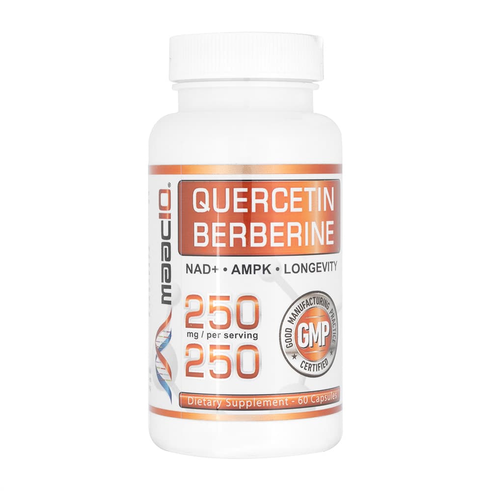 [maac10]ケルセチン250mg＋ベルベリン250mg 【1本60カプセル】