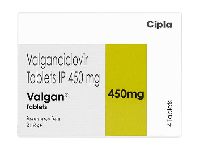 [バリキサジェネリック]バルガン450mg 【1箱4錠】