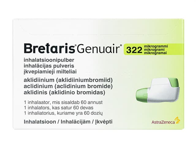[エクリラ同成分]ブリタリスジェヌエア322mcg 【1箱60回分】