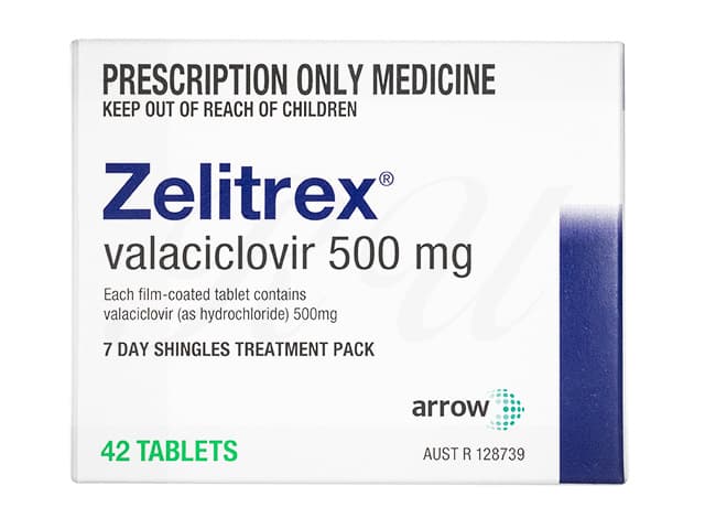 [バルトレックスジェネリック]ゼリトレックス500mg 【1箱42錠】