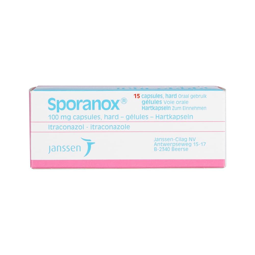 スポラノックス100mg15錠 【1箱15ハードカプセル】