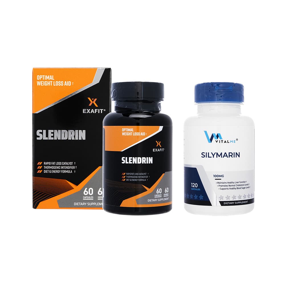 [バイタルミー]シリマリン100mg120錠+[Exafit]スレンドリン60錠 【1セット】