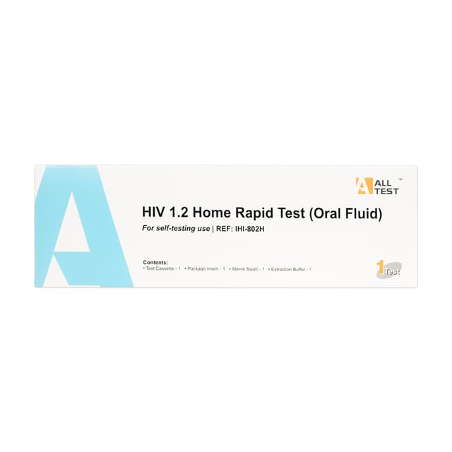 HIV1.2家庭用迅速検査キット(口腔液)