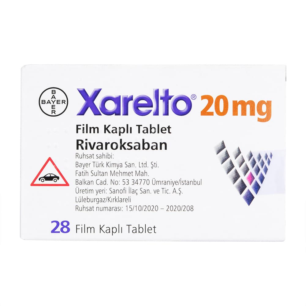 商品画像: イグザレルト20mg 【1箱28錠】