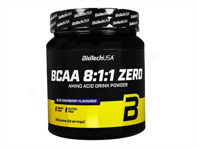 BCAA8:1:1ゼロ ブルーラズベリー味(BioTechUSA)