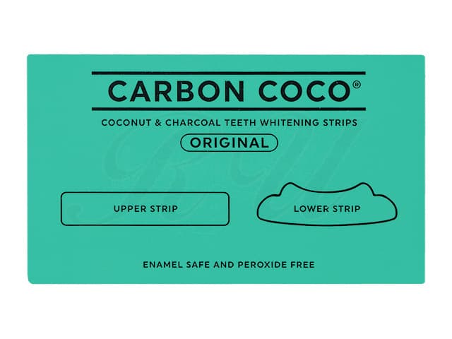 ココナッツ&チャコールティースホワイトニングストリップ(CarbonCoco)