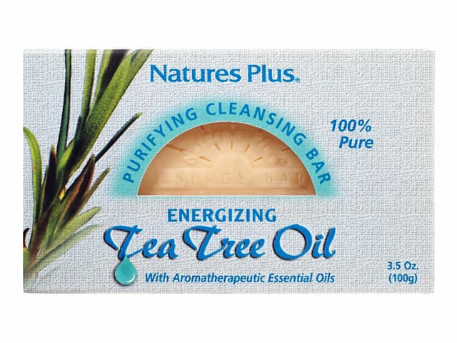 エナジャイジングティーツリーオイル・クレンジングバー(Nature'sPlus)